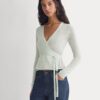 2026-09-27_F-SWTR-AAP-TOP-LS-GRN_01.jpg Wrap Top in Air Alpaca | Lily Green