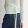 2026-09-27_F-SWTR-AAP-TOP-LS-GRN_04.jpg Wrap Top in Air Alpaca | Lily Green