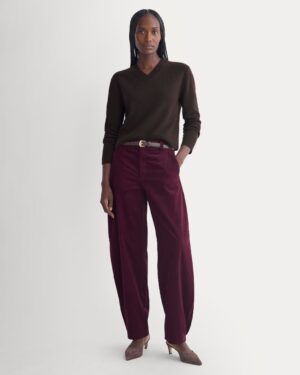 2026-10-04_F-BTM-FIC-BLLN-PNT-WINE_01.jpg Balloon Pant in Pinwale Corduroy | Deep Plum