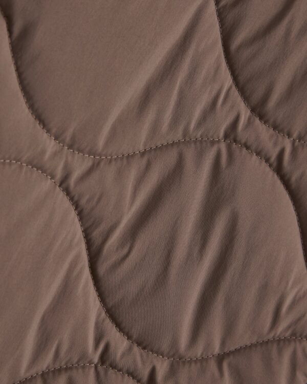Re:Cycled Nylon Hooded Liner | Deep Taupe