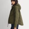 2026-10-04_F-OTWR-QLN-LINE-HD-OLV_04.jpg Re:Cycled Nylon Hooded Liner | Olive Night