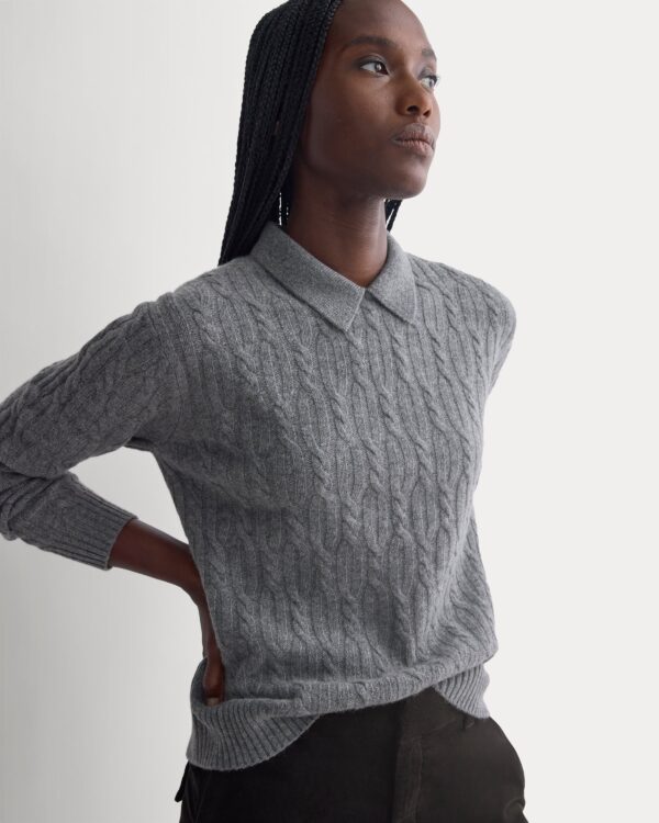 2026-10-04_F-SWTR-BOI-POLO-CBL-HGRY_04_b89f0f08-2551-4f67-bc6b-372d64e62fd3.jpg Cable-Knit Polo in Luxe Merino | Heathered Mid-Grey