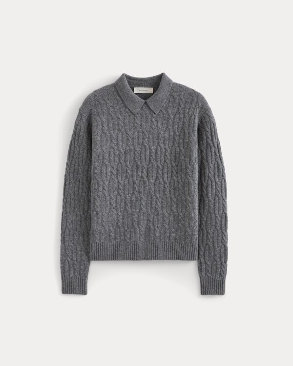 2026-10-04_F-SWTR-BOI-POLO-CBL-HGRY_flat_bfa33282-bef5-4704-9094-5e9efa7544c1.jpg Cable-Knit Polo in Luxe Merino | Heathered Mid-Grey