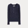 The Cozy Rib Henley | Navy