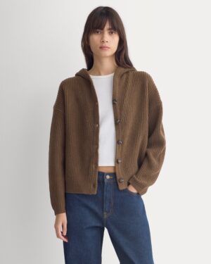 2026-10-18_F-SWTR-BOI-CDGN-HD-BRN_01.jpg Hooded Cardigan in Luxe Merino | Cocoa