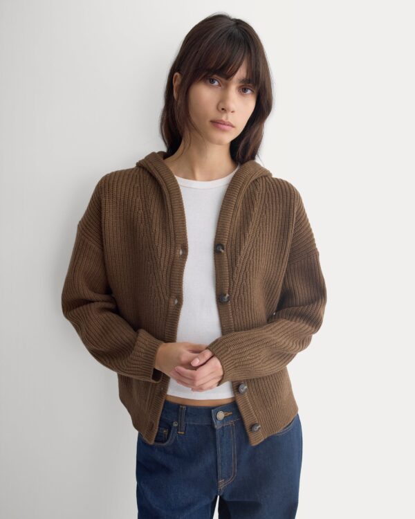 2026-10-18_F-SWTR-BOI-CDGN-HD-BRN_03.jpg Hooded Cardigan in Luxe Merino | Cocoa