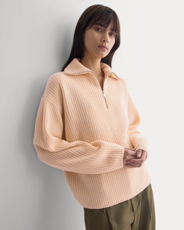 2026-10-18_F-SWTR-BOI-HZIP-LS-PCH_04_5e4fdd4c-45ee-407f-af84-af3a197fc2b1.jpg The Half-Zip Sweater in Luxe Merino | Pale Peach