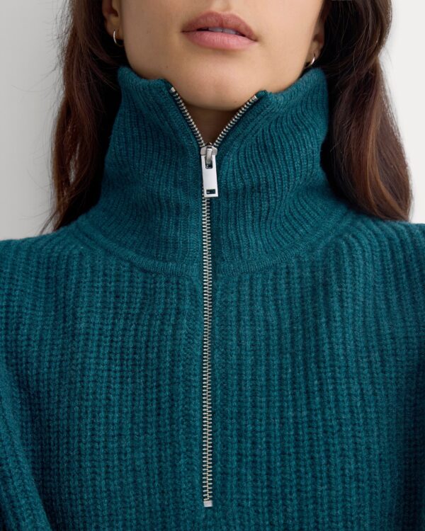 2026-10-18_F-SWTR-BOI-HZIP-LS-PINE_04.jpg The Half-Zip Sweater in Luxe Merino | Heathered Pine