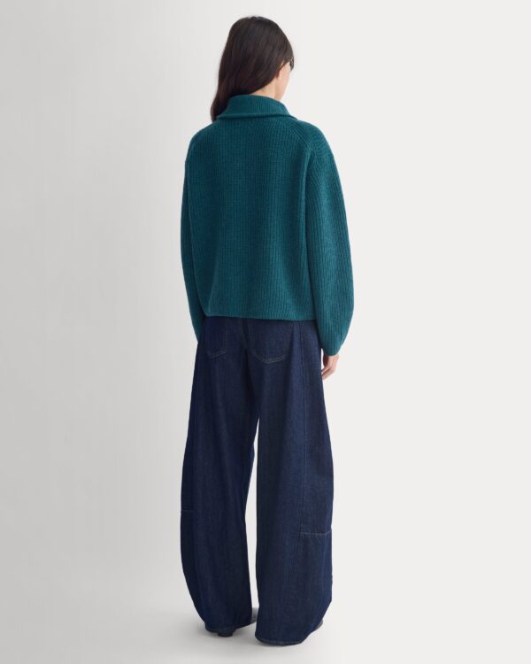 2026-10-18_F-SWTR-BOI-HZIP-LS-PINE_05.jpg The Half-Zip Sweater in Luxe Merino | Heathered Pine