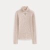 The Luxe Rib Turtleneck | Heathered Oat