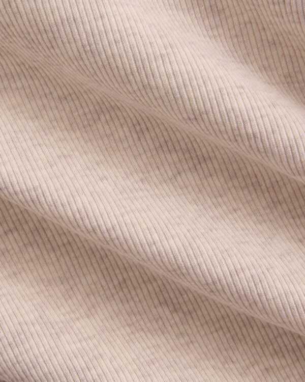 The Luxe Rib Turtleneck | Heathered Oat