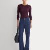 The Cozy Rib Long-Sleeve Tee | Deep Plum