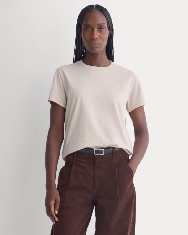 Reshoot_2026-09-06_F-T-CTN-ORGN-BOX-PEY_01.jpg The Box-Cut Tee in Essential Cotton | Peyote | No Pocket
