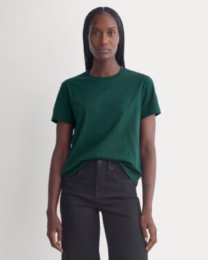 The Box-Cut Tee in Essential Cotton | Ponderosa Pine | No Pocket