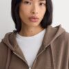 Reshoot_2026-09-06_F-T-FRC-CRFZ-LS-CHOC_03.jpg Luxe Fleece Full-Zip Cropped Hoodie | Deep Taupe