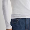Tissue Double Layer One Shoulder Top | Bone