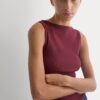 Reshoot_2026-09-13_F-T-CRB-BOAT-TNK-CAB_03.jpg Effortless Rib Boatneck Tank | Cabernet