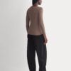 The Luxe Rib Henley | Deep Taupe