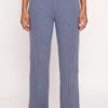 Brushed Ribbed Knit High Waisted Pants