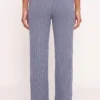 Brushed Ribbed Knit High Waisted Pants