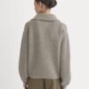 faf526db_7b0f.jpg The Half-Zip Sweater in Luxe Merino | Heather Soft Taupe