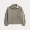 fecc7c8c_7c70.jpg The Half-Zip Sweater in Luxe Merino | Heather Soft Taupe